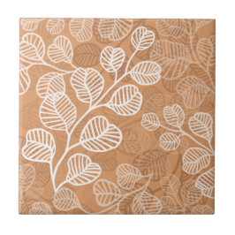 Leafy Silhouettes Gentle Serenity