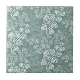 Leafy Silhouettes Gentle Serenity