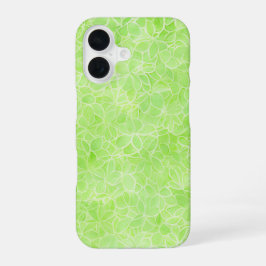 Leafy Watercolor - Serene Green Pattern Phone Case