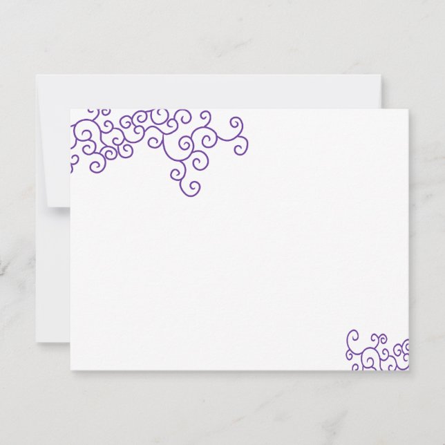 Leah Custom Bat Mitzvah RSVP (Frente)
