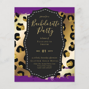 Leah G Bonito Girly Bachelorette Glam Animal Print