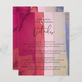 Leah G BUDGET Casamento Berry Red Purple Watercolo