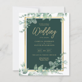 Leah G Eucalyptus Greenery Dourado WEDDING CÓDIGO 