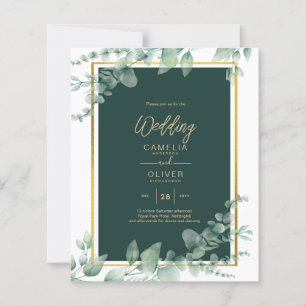 Leah G Eucalyptus Greenery Dourado WEDDING CÓDIGO 