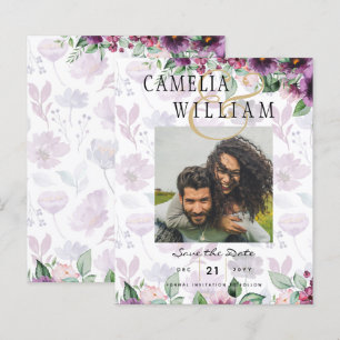 Leah G Plum Purple Berry Floral Casamento Fall Win