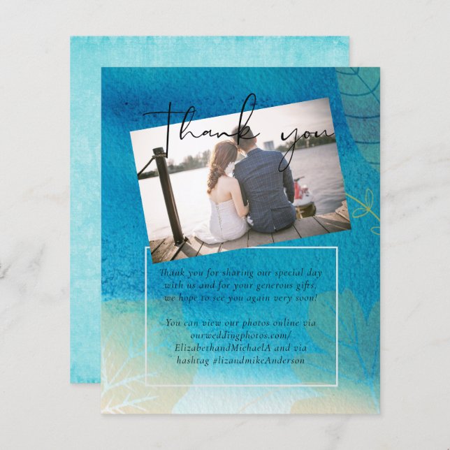 LeahG ORÇAMENTO Casamento Oceano Azul (Frente/Verso)