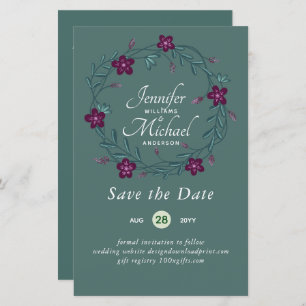 LeahG ORÇAMENTO Salvar Data de Poupança Plum Frast