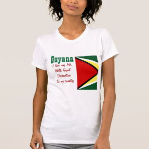 Lealdade guiana às camisetas do meu país