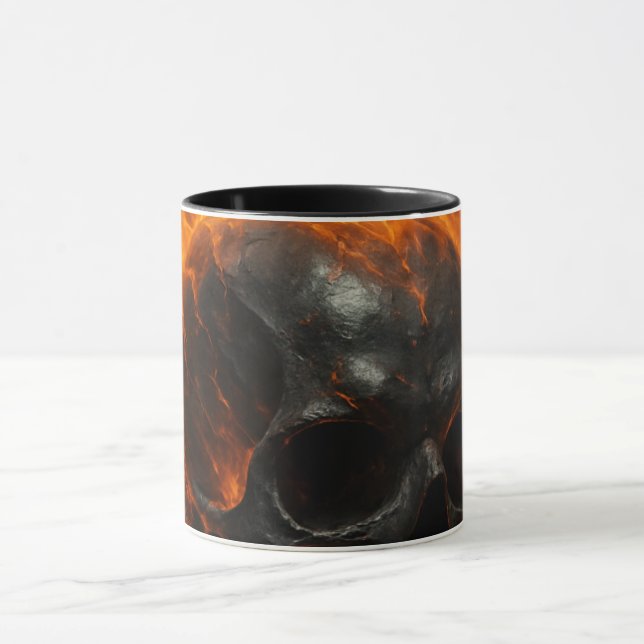 “Lealdade Tem Melhor Sabor” – Caneca Tribal Crânio (Centro)