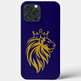 Leão Com Coroa - Estilo Dourado 2