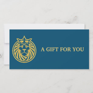 Leão com Coroa - Estilo Dourado 4