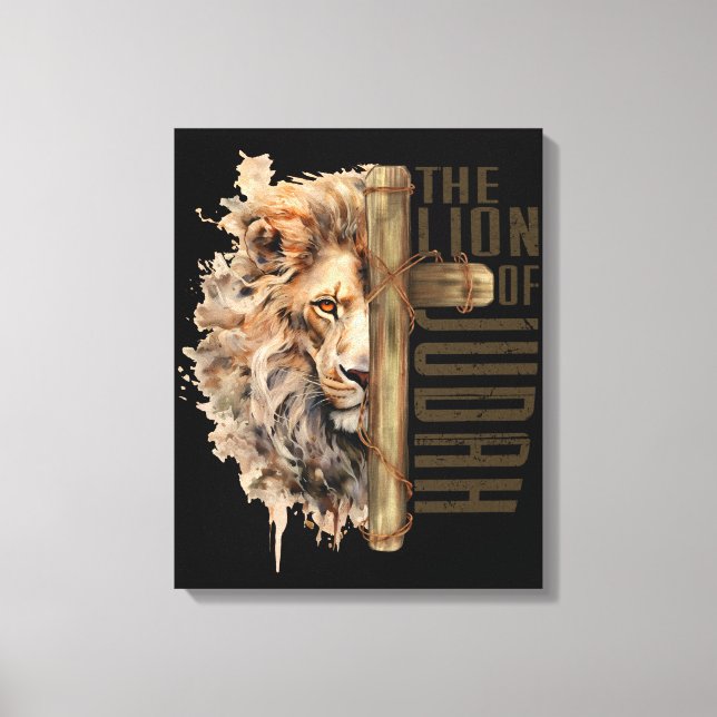 Leão de Arte Canvas Judah (Frente)