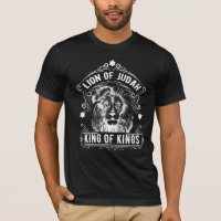 Leão de camiseta escura do Rei dos Reis de Judas