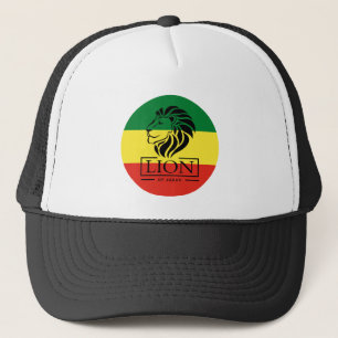 Leão de Judá - Haile Selassie - Boné de Caminhonei