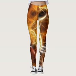 Leão de Judah - Jah Rasta - Leggings do Power Yoga