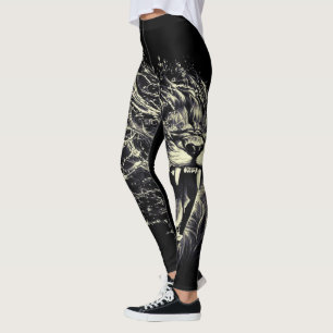Leão de Judah - Jah Rasta - Leggings do Power Yoga
