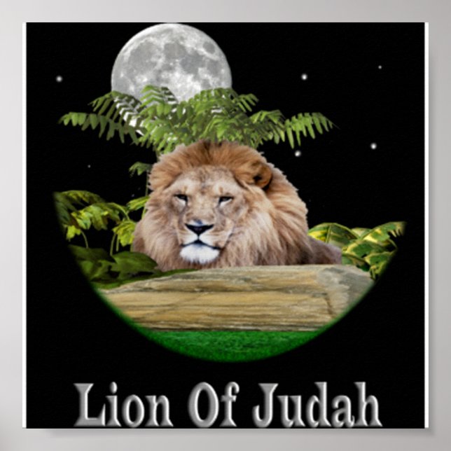 Leão de Judah Poster (Frente)