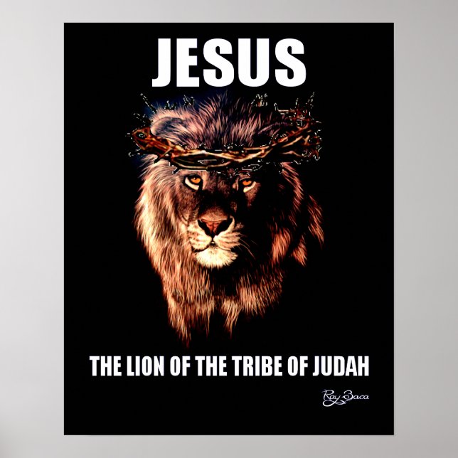 Leão de Judah Poster (Frente)