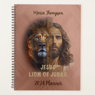 Leão Do Judah Personalizado Planejador De Texto Pe