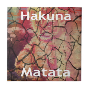 Leão Elegante Terra: Hakuna Matata Texturizada Des