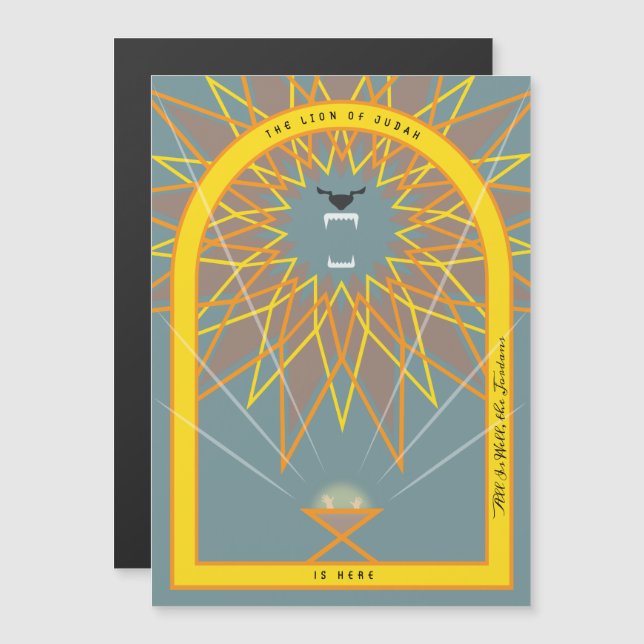 Leão em um Corredor (Frente/Verso)