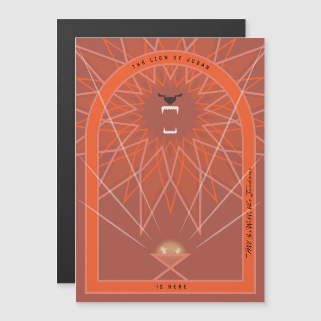 Leão em um Corredor (Frente/Verso)