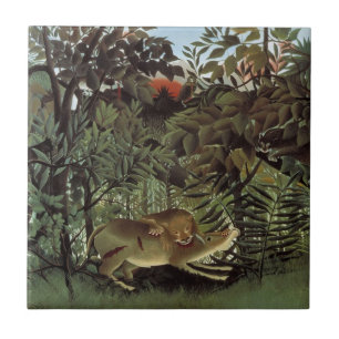 Leão Faminto de Henri Rousseau, Animal Selvagem An
