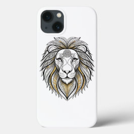 Leão Geométrico | Mandala Lion King capas de iphon