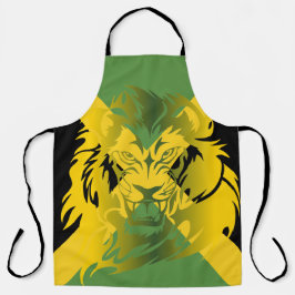 Leão jamaicano Apron