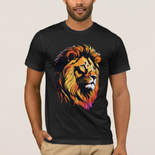 Leão Majestoso - Camisa T Predadora Apex