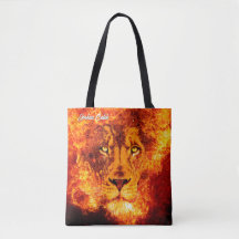 Leão nomeado de Judah Tote Bag