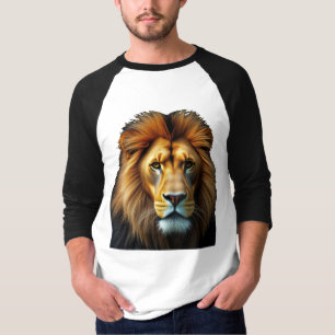 Leão O Mestre da Camisa de Capa 3/4 dos Homens de