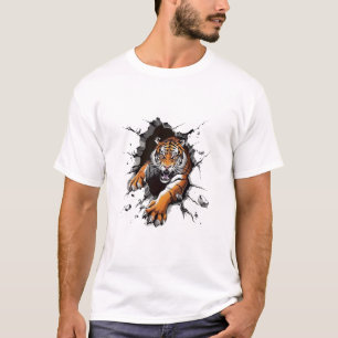 Leão Raido Forte testando camisa de luxo