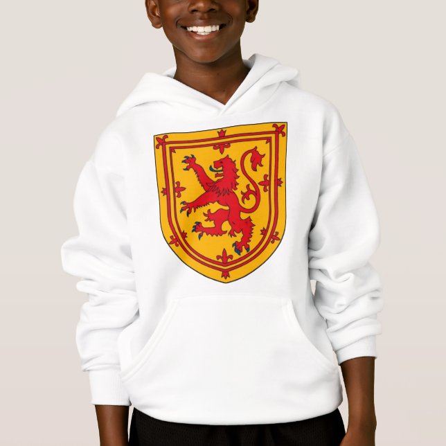 Leão Rampante Escocês num Escudo (Frente)
