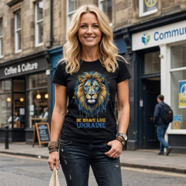 Leão “Seja corajoso como a Ucrânia.”