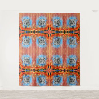 Leão - Tapeçaria de Arte - Extra Grande