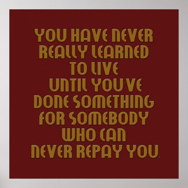 learn to live poster (Frente)