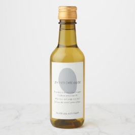 Leather Care Guide Slate Artisan 2x3 Custom Label