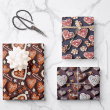 Lebkuchen, alemão Hearts Festa de Natal