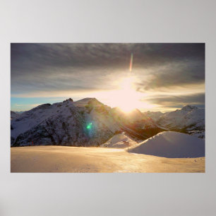Lech am Arlberg Alpes Austríacos Impressão de Foto