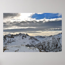 Lech am Arlberg Alpes Austríacos Poster