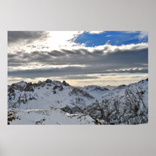 Lech am Arlberg Alpes Austríacos Poster