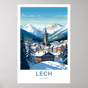 Lech Austria Viagem Impressão