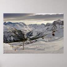 Lech Zurs am Arlberg Alpes Austríacos Poster