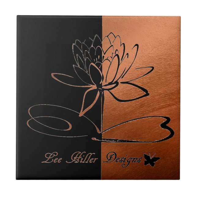 Lee Hiller Designs Acentos Cobre Preto (Frente)