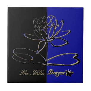 Lee Hiller Designs Acordes Preto Dourado Azul