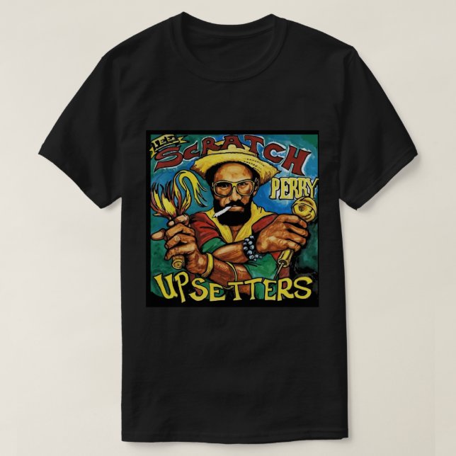 Lee Scratch Perry A Camiseta Clássica Mais Alta (Frente do Design)
