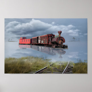 Legado da locomotiva: Poster de viagens do comboio