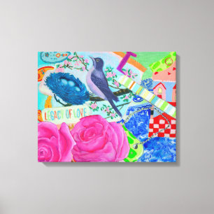 Legado de Impressões de Canvas de Amor - presentes