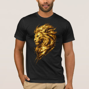 Legado do Leão Dourado Camiseta Luxuosa do Leão